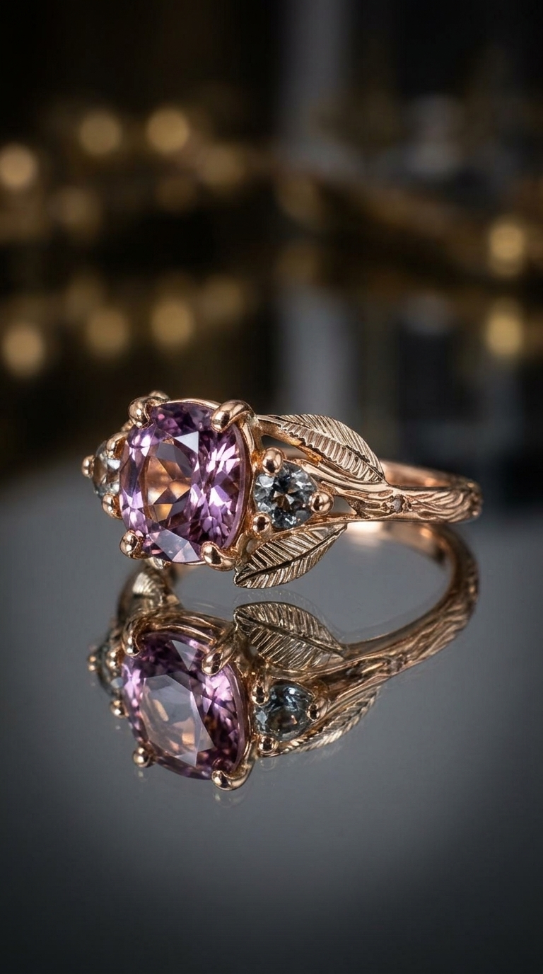 Bague « Forêt Enchantée » — Améthyste