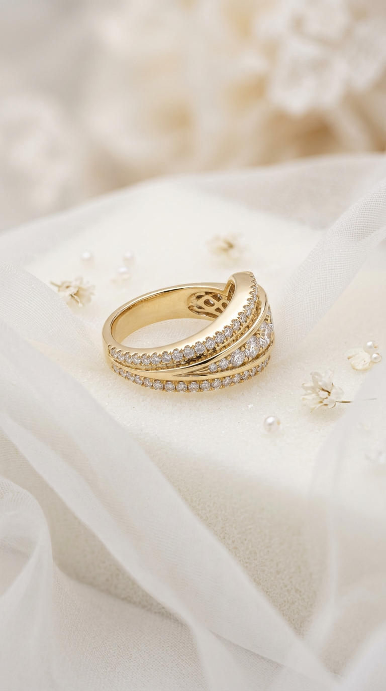 Bague « Haute Lumière » — Vue surélevée